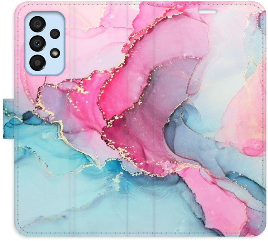 iSaprio flip puzdro PinkBlue Marble na Samsung Galaxy A33 5G