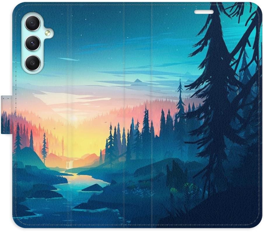 iSaprio flip puzdro Magical Landscape pre Samsung Galaxy A34 5G