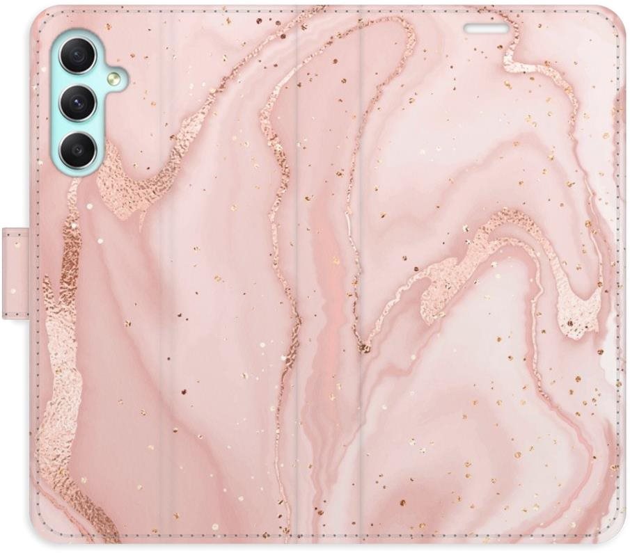 iSaprio flip puzdro RoseGold Marble pre Samsung Galaxy A34 5G