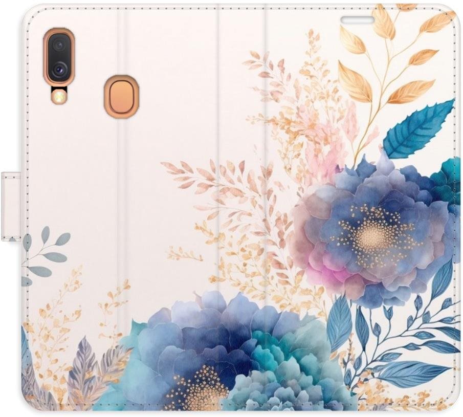 iSaprio flip puzdro Ornamental Flowers 03 pre Samsung Galaxy A40