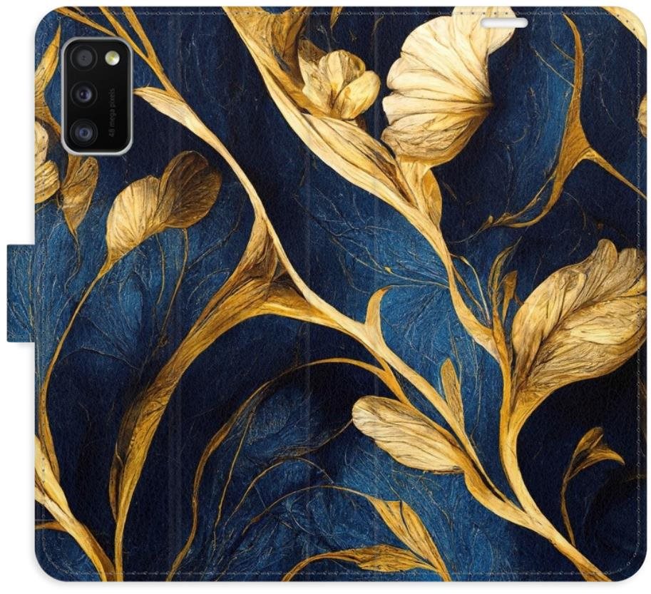 iSaprio flip puzdro GoldBlue pre Samsung Galaxy A41