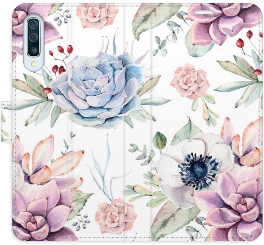 iSaprio flip puzdro Succulents Pattern pre Samsung Galaxy A50