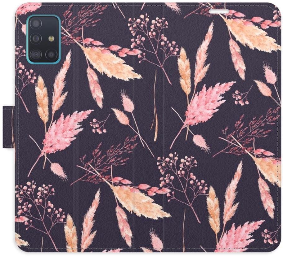 iSaprio flip puzdro Ornamental Flowers 02 pre Samsung Galaxy A51