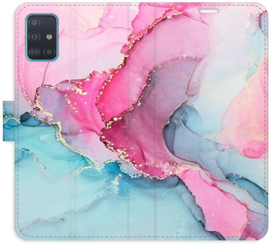 iSaprio flip puzdro PinkBlue Marble pre Samsung Galaxy A51