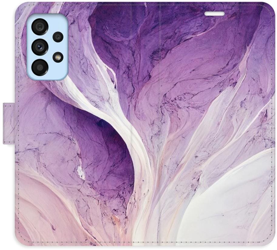 iSaprio flip puzdro Purple Paint na Samsung Galaxy A53 5G