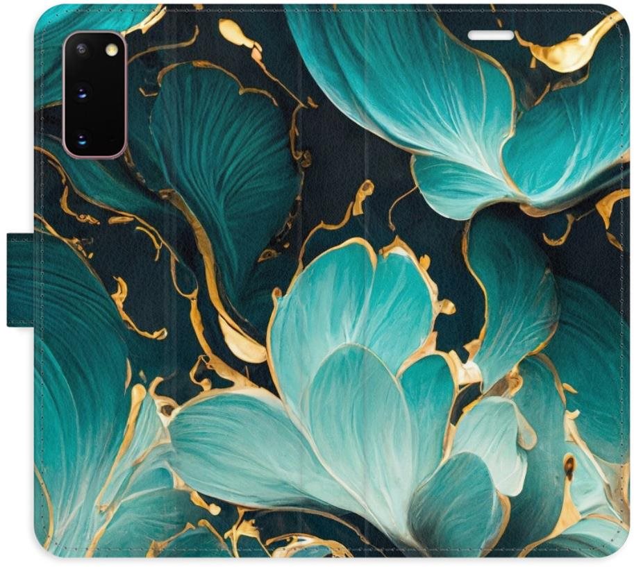 iSaprio flip puzdro Blue Flowers 02 na Samsung Galaxy S20