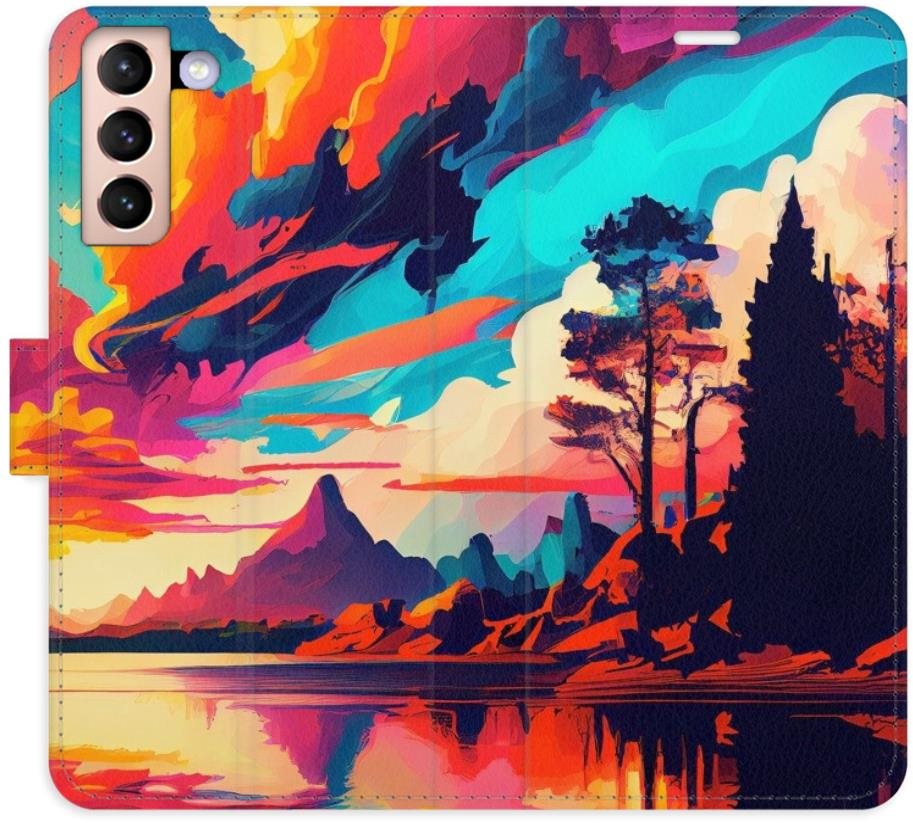 iSaprio flip puzdro Colorful Mountains 02 pre Samsung Galaxy S21