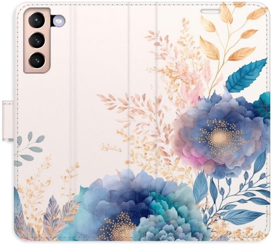 iSaprio flip puzdro Ornamental Flowers 03 na Samsung Galaxy S21