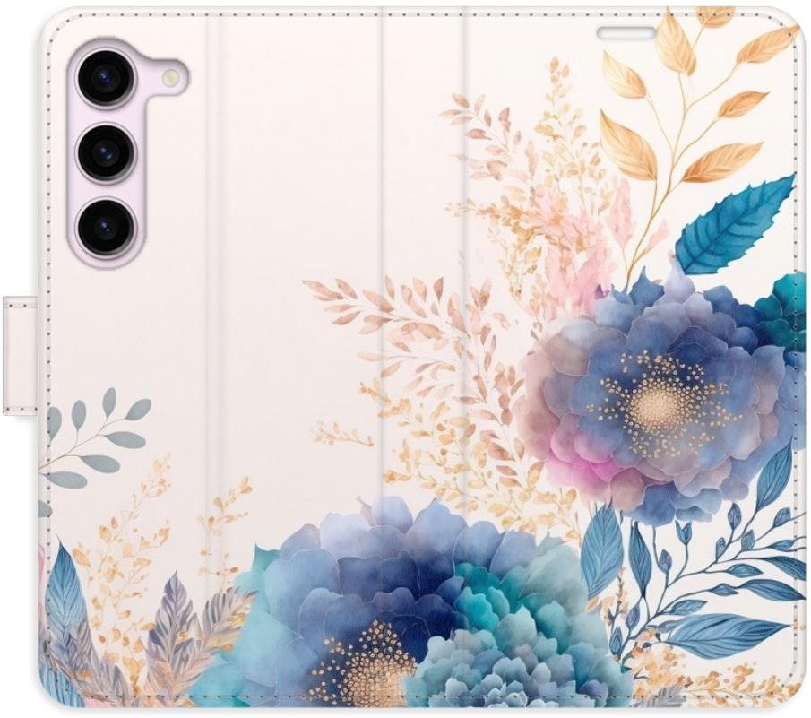 iSaprio flip puzdro Ornamental Flowers 03 na Samsung Galaxy S23 5G