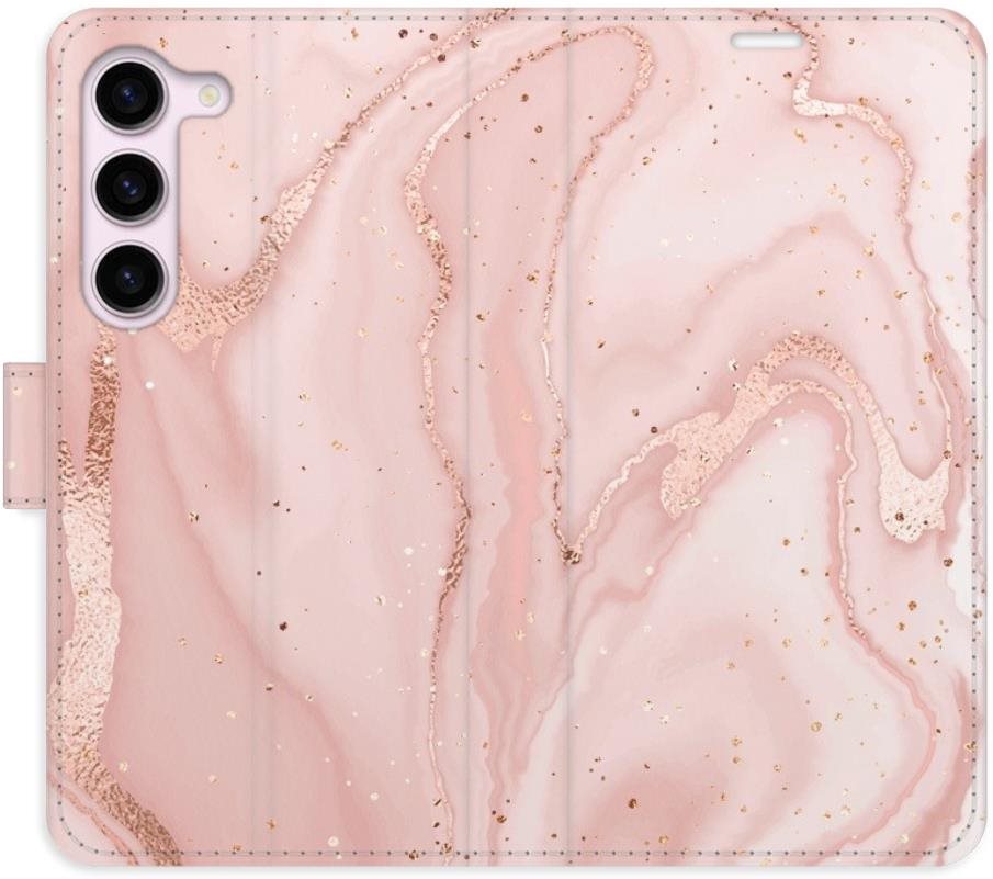 iSaprio flip puzdro RoseGold Marble na Samsung Galaxy S23 5G
