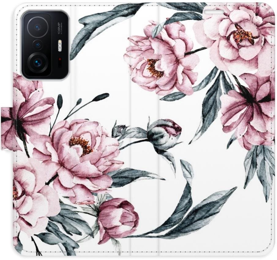iSaprio flip puzdro Pink Flowers na Xiaomi 11T/11T Pro