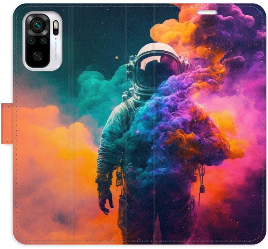 iSaprio flip puzdro Astronaut in Colours 02 pre Xiaomi Redmi Note 10/Note 10S