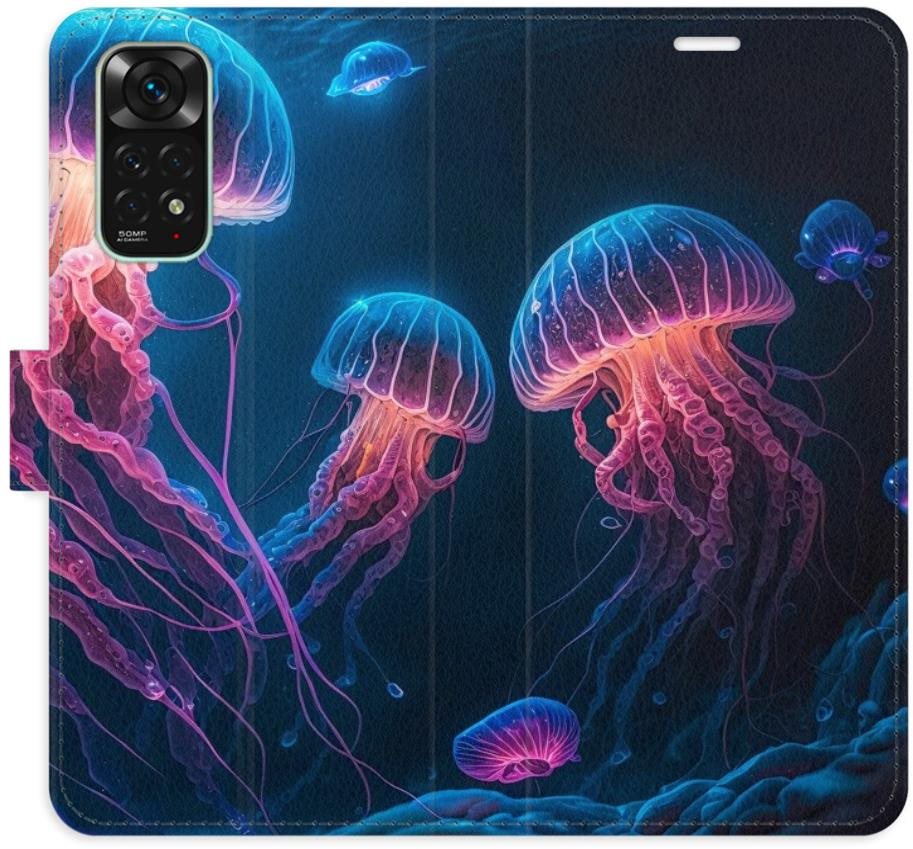 iSaprio flip puzdro Jellyfish pre Xiaomi Redmi Note 11/Note 11S
