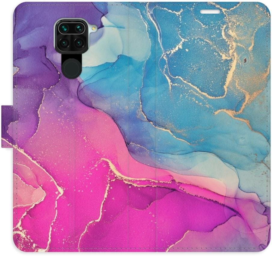 iSaprio flip puzdro Colour Marble 02 na Xiaomi Redmi Note 9