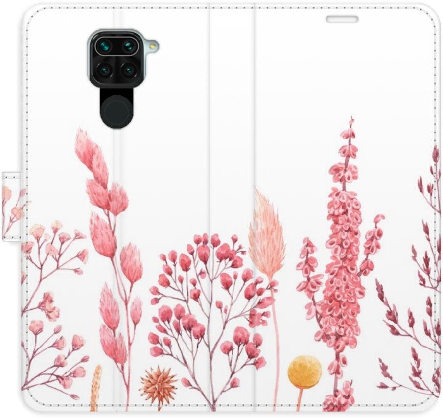 iSaprio flip puzdro Pink Flowers 03 pre Xiaomi Redmi Note 9