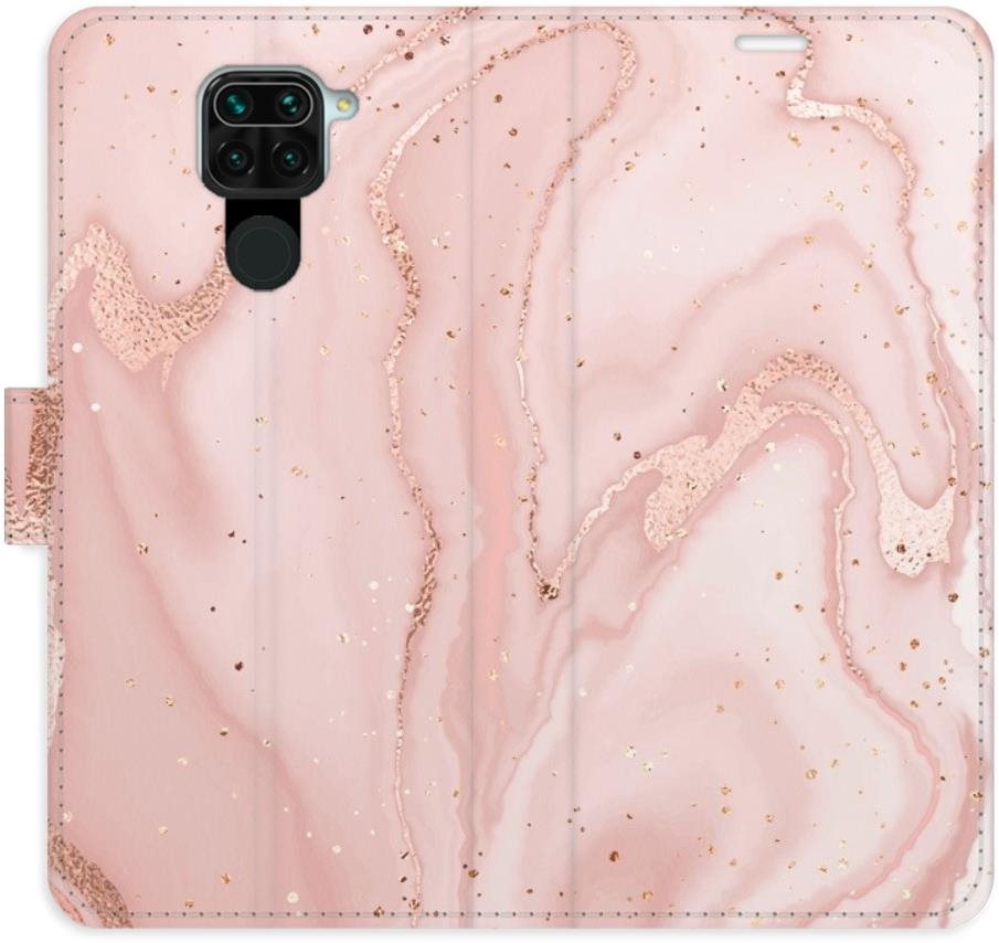 iSaprio flip puzdro RoseGold Marble pre Xiaomi Redmi Note 9