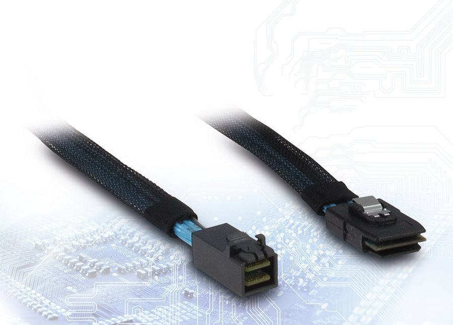 Intertech (SFF-8643) Mini-SAS HD na (SFF-8087) Mini-SAS, 0,75 m