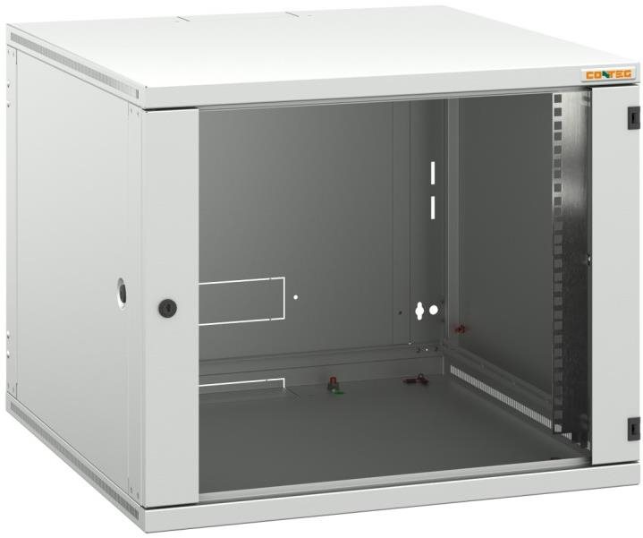 Conteg RUN-09-60/40 – 19" nástenný rozvádzač 9U, 600 × 400 mm sivý