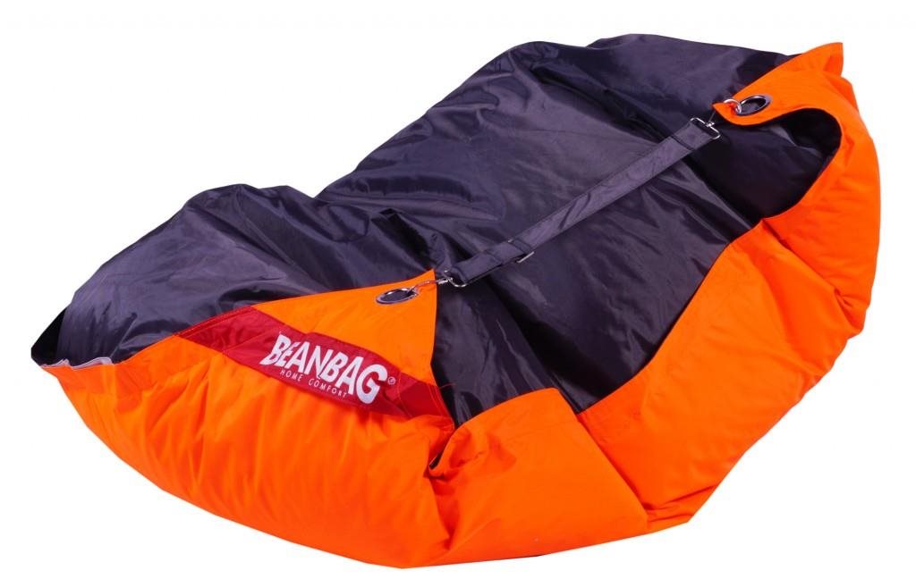 BeanBag Sedací vak 189×140 duo fluo orange – licorice