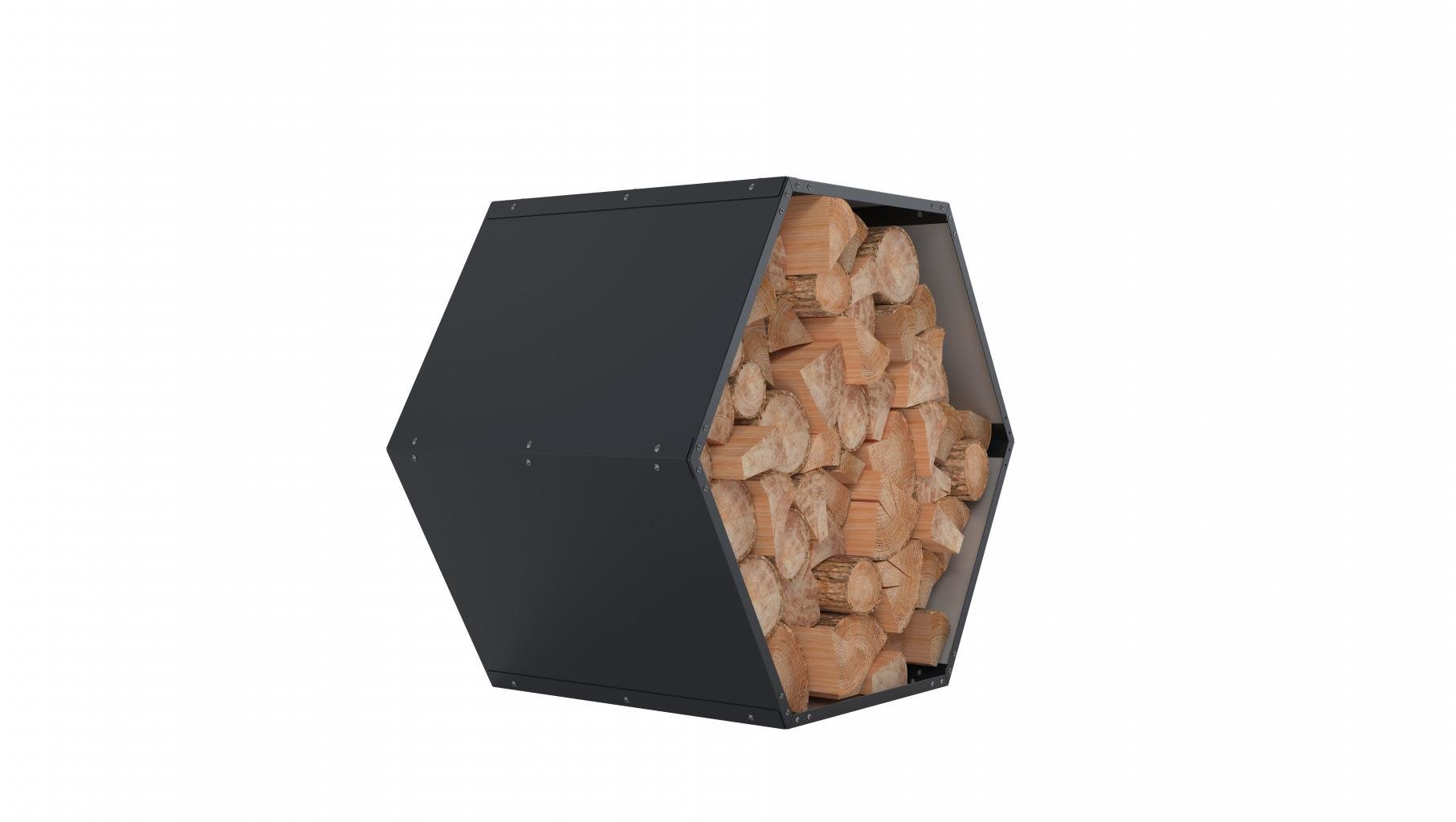 IWHome Dreváreň EOS GW-A, antracit 92 × 80 × 60 cm IWH-10230035 – 1 ks v balení