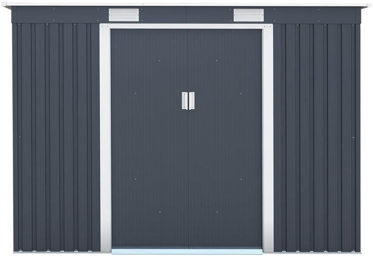 IWHome Domček záhradný ZEUS 2B 3,16 m2 antracit IWH-10230006