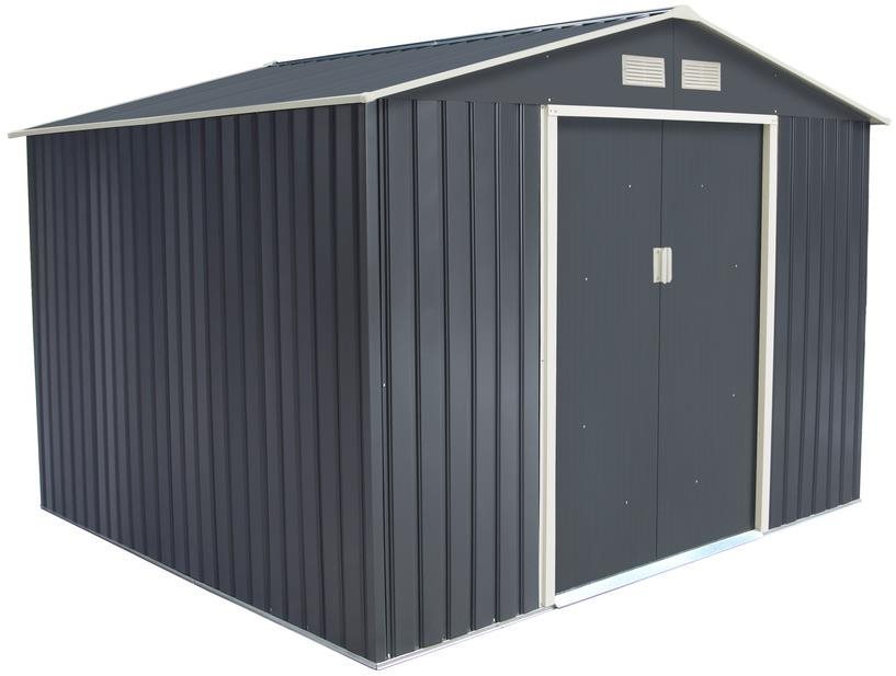IWHome Domček záhradný ARES D 7,06 m2, antracit 202 × 277 × 255 cm
