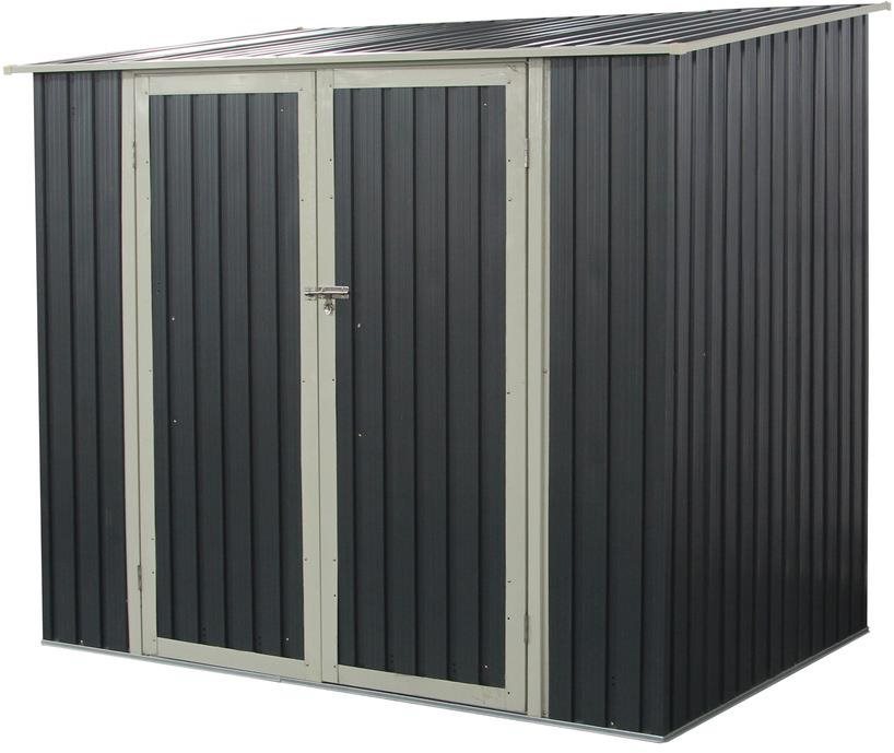 IWHome Domček záhradný LETO B 3,31 m2 antracit 194 × 222 × 149 cm