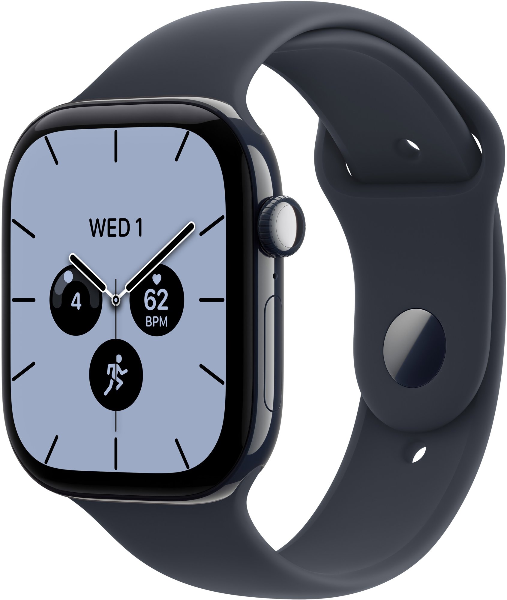Apple Watch Series 12 Cellular 42 mm Night Blue Ceramic with Navy Sport Band – M/L