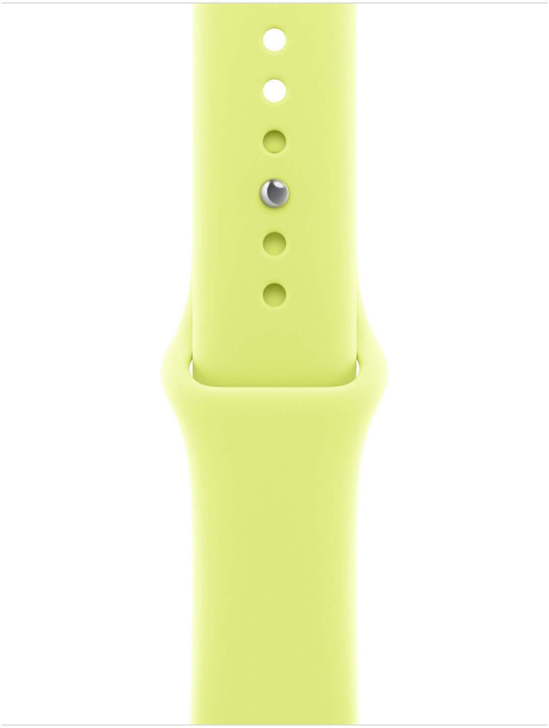 Apple Watch 42 mm neónovo žltý športový remienok – S/M
