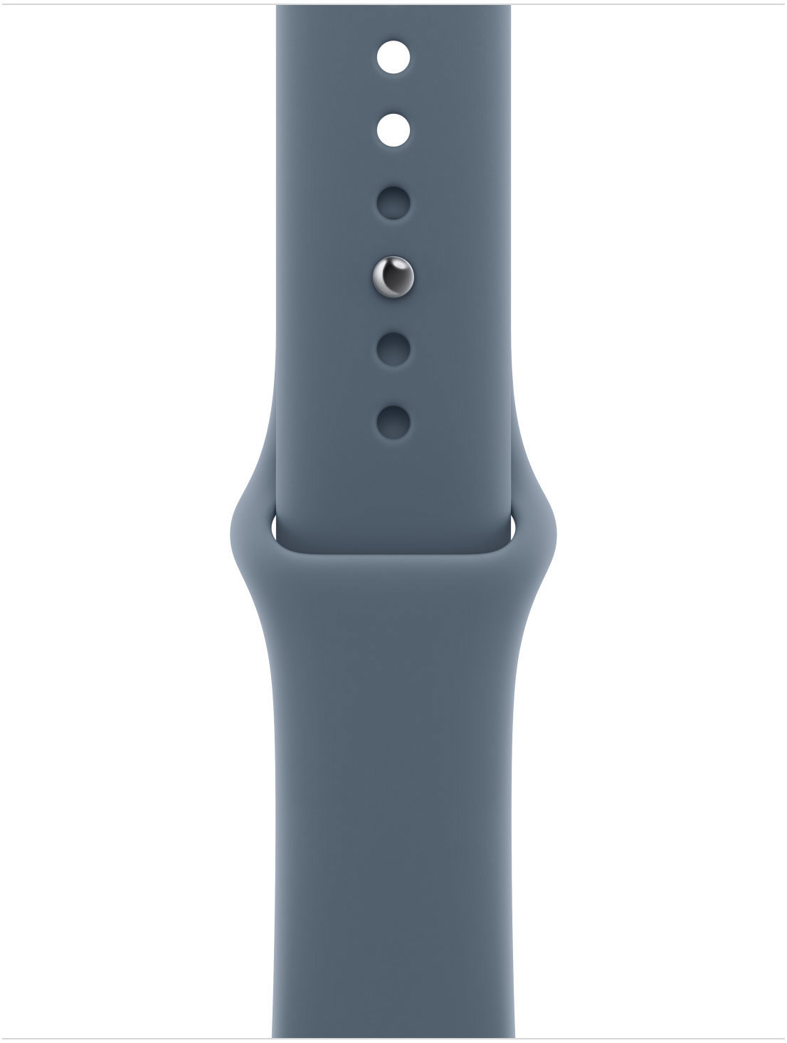 Apple Watch 42 mm oceľovo modrý športový remienok – M/L