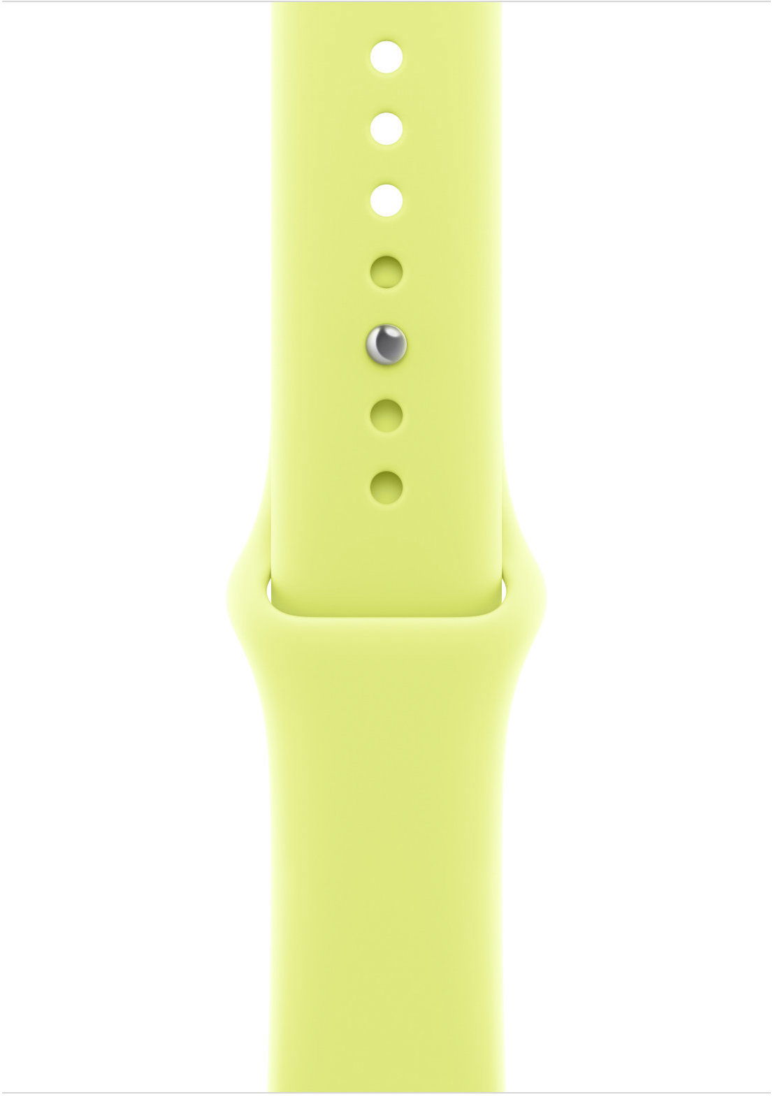 Apple Watch 46 mm neónovo žltý športový remienok – S/M