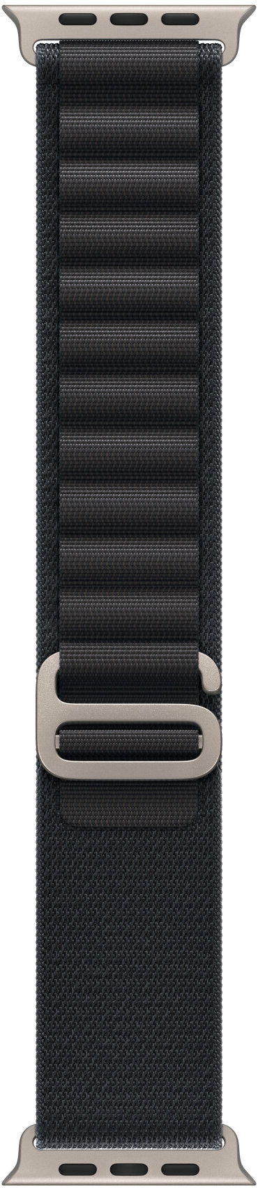 Apple Watch 49 mm čierny Alpský ťah – Medium – vyhotovenie z prírodného titánu