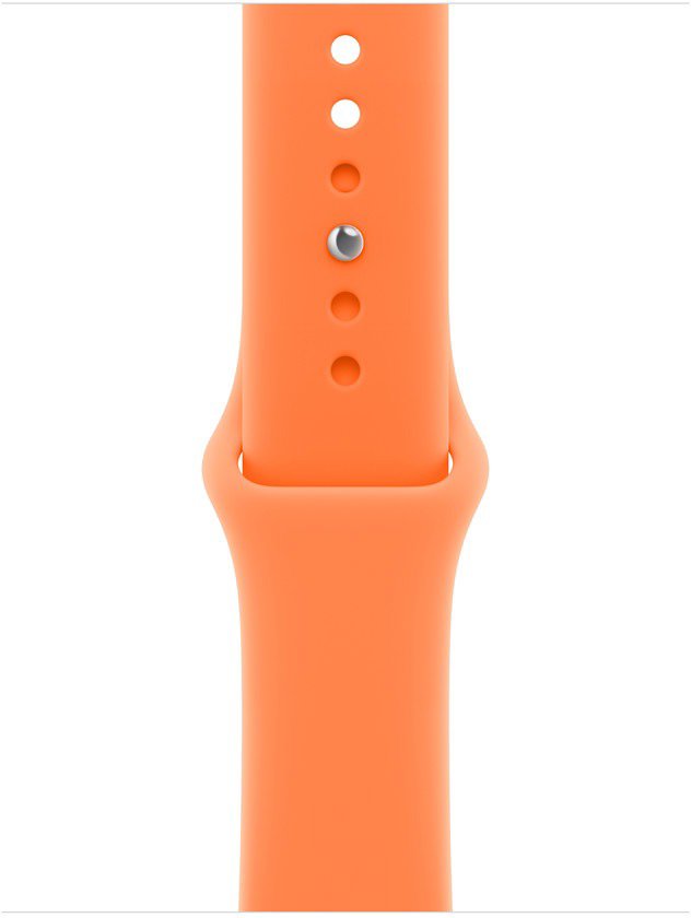 Apple Watch 42 mm mandarínkový športový remienok – S/M