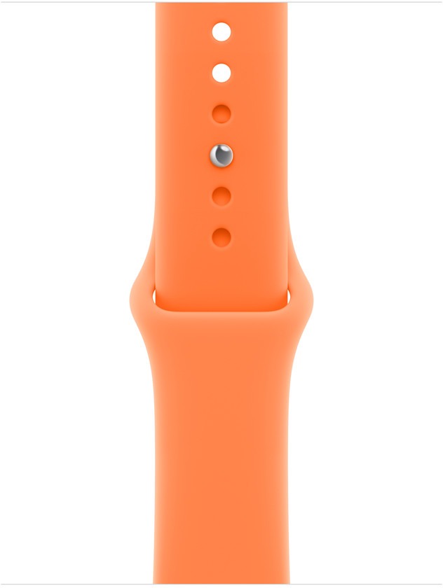 Apple Watch 42 mm mandarínkový športový remienok – M/L