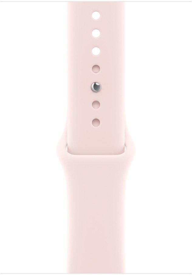 Apple Watch 46 mm jemne ružový športový remienok – S/M