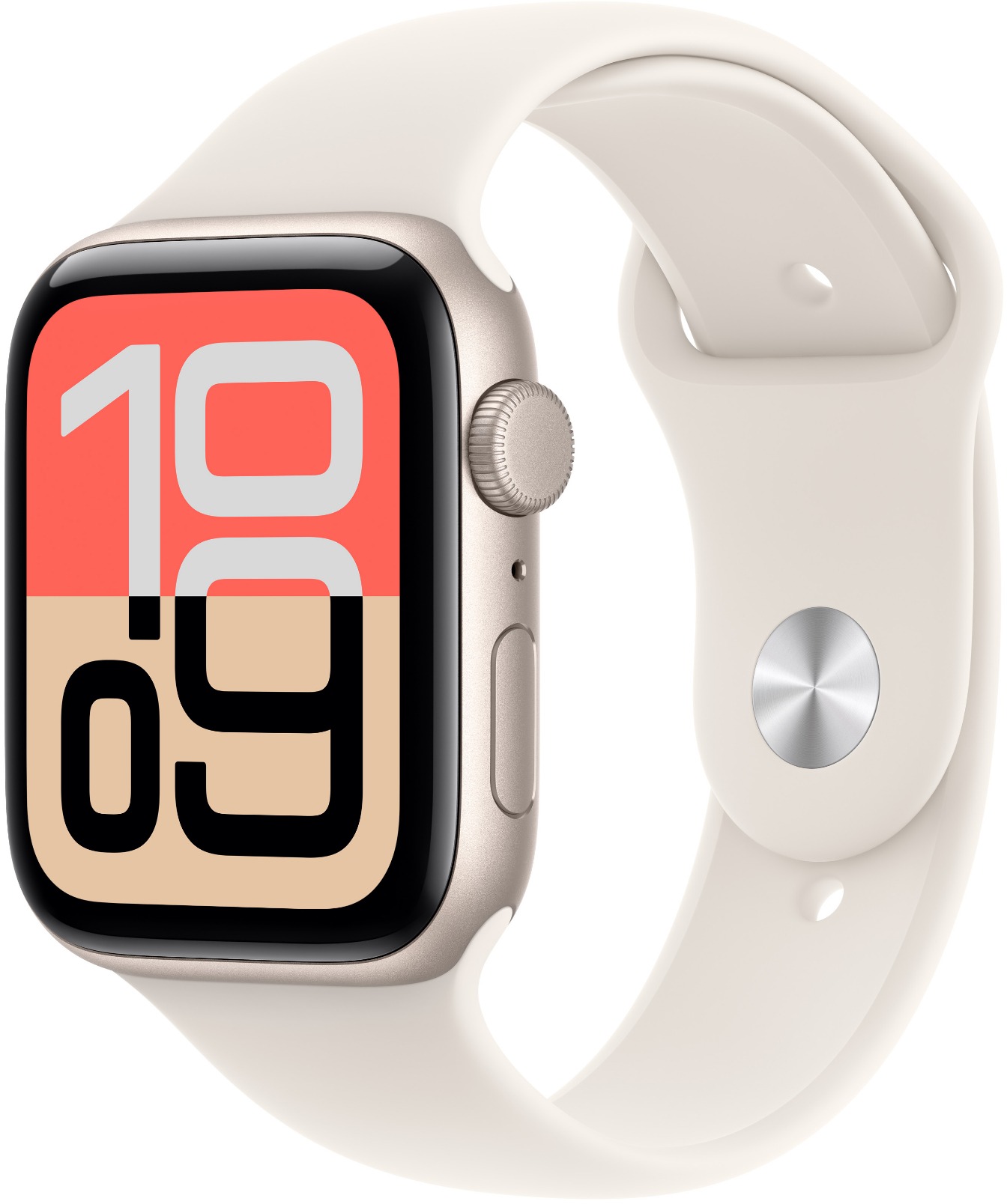 Apple Watch SE 3 40 mm Hviezdny biely hliník s hviezdno bielym športovým remienkom – M/L