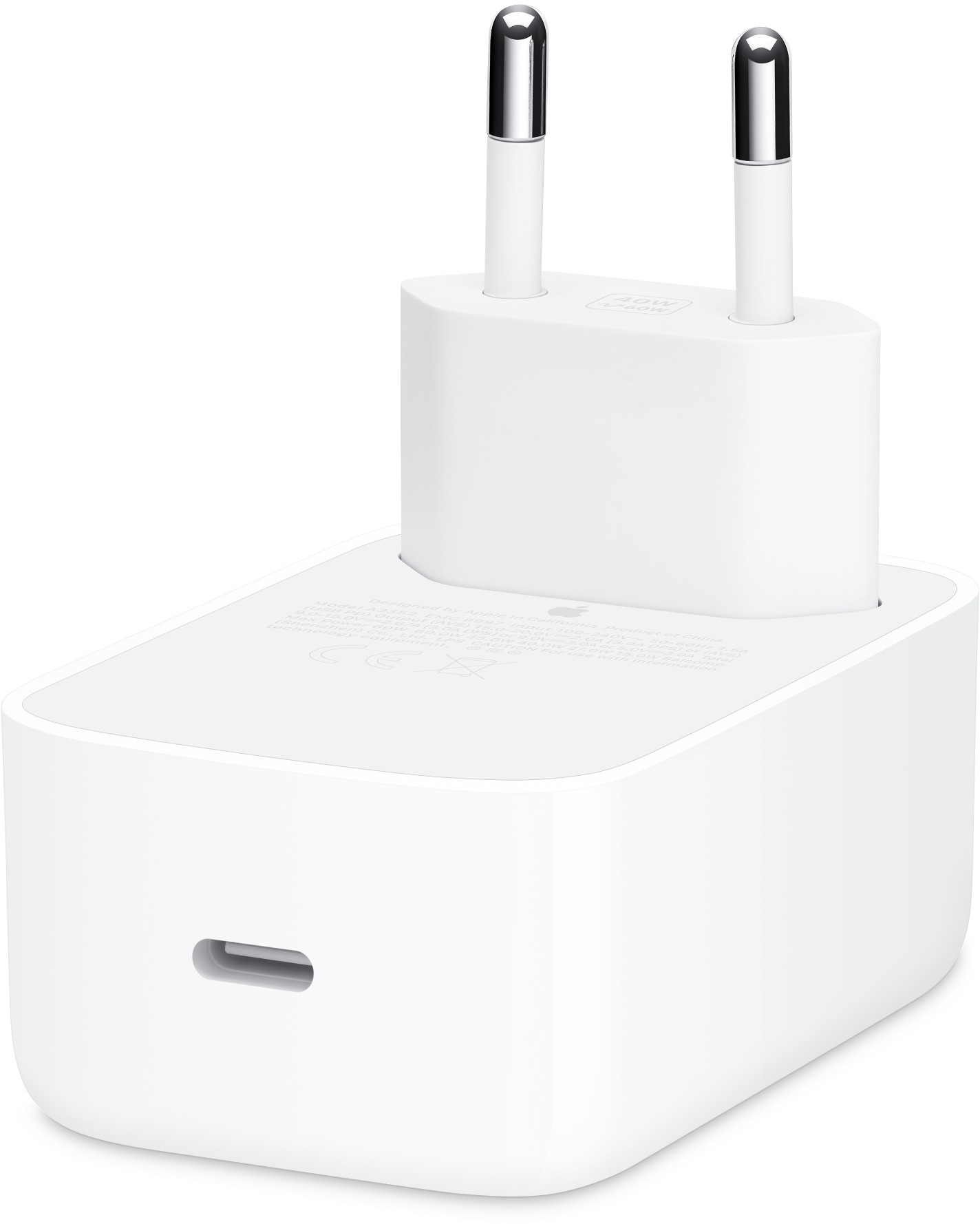 Apple 40W USB-C Dynamic Power Adapter with 60W Max