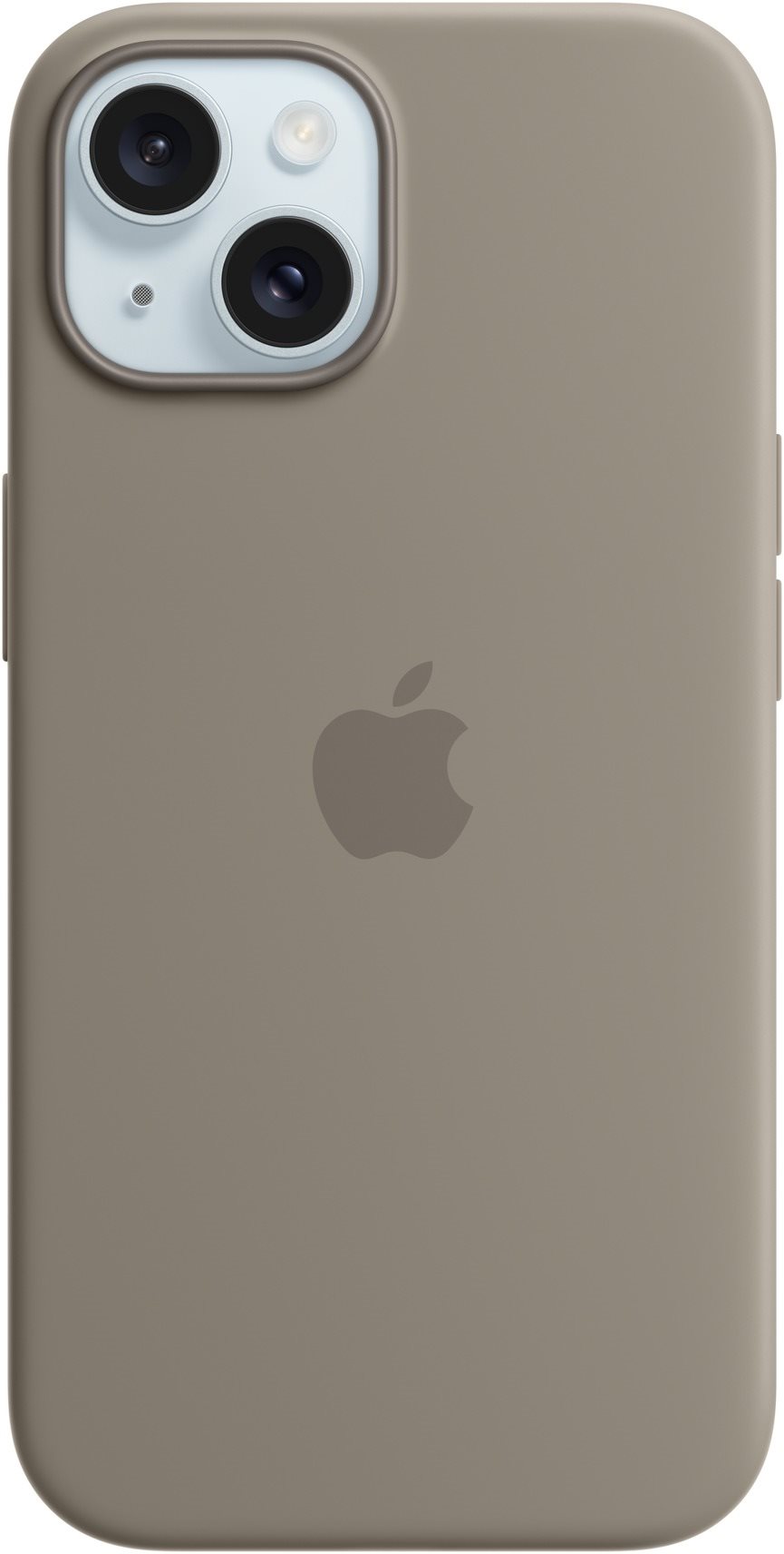 Apple iPhone 15 Silikónový kryt s MagSafe ílovo sivý