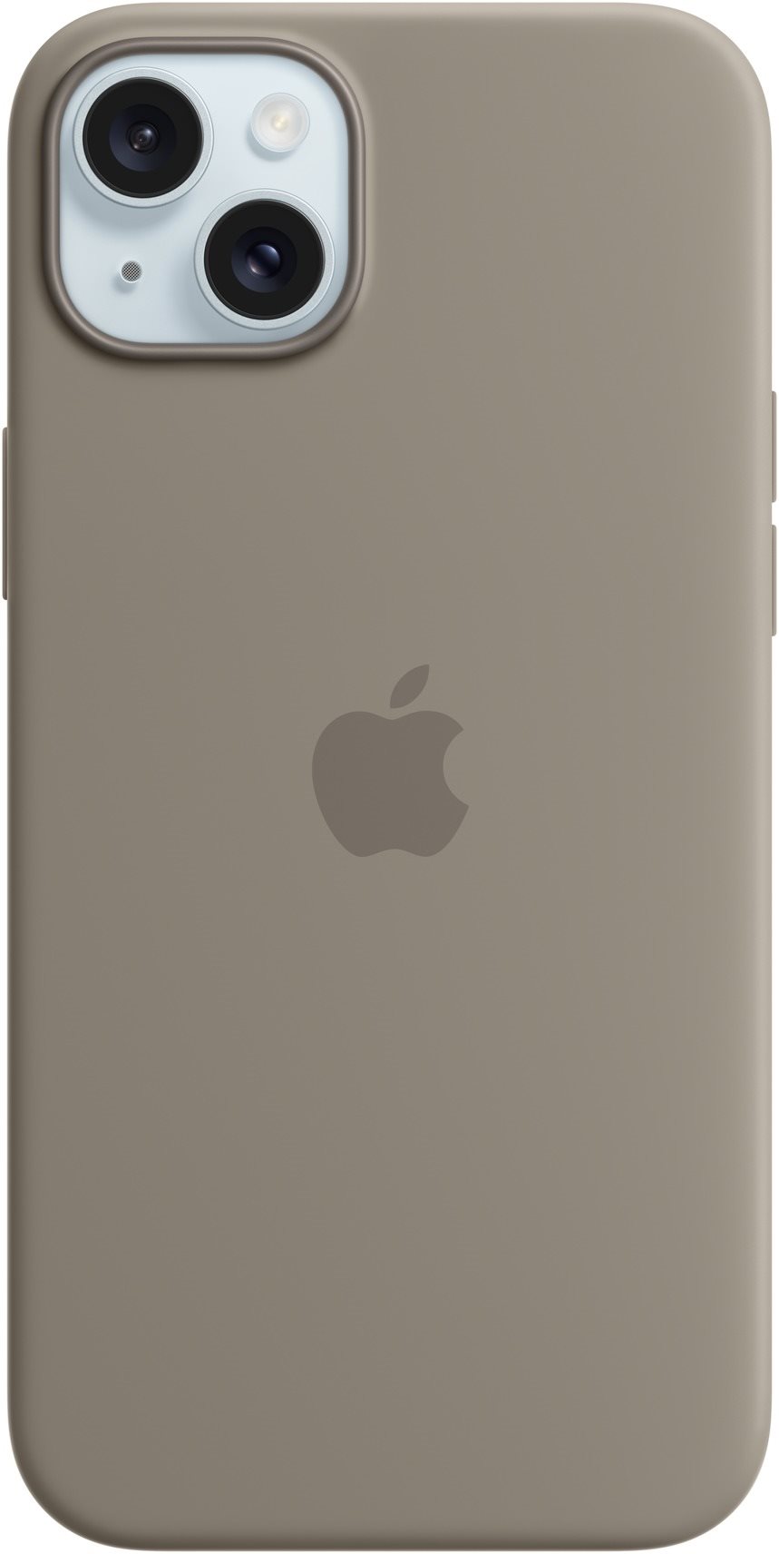 Apple iPhone 15 Plus Silikónový kryt s MagSafe ílovo sivý