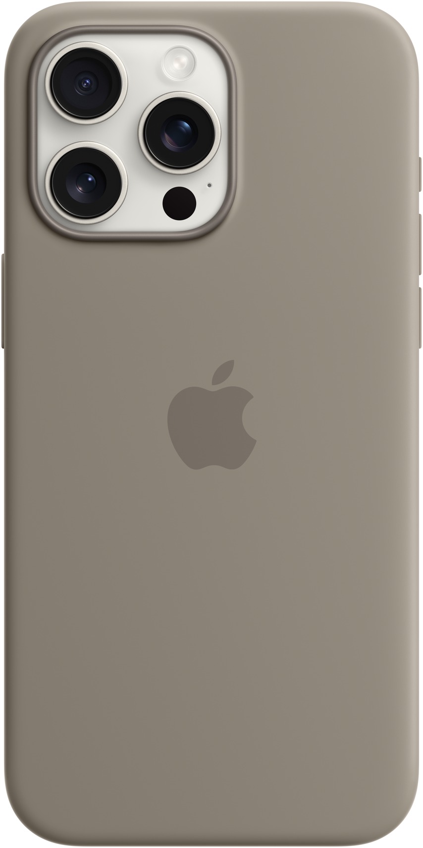 Apple iPhone 15 Pro Max Silikónový kryt s MagSafe ílovo sivý