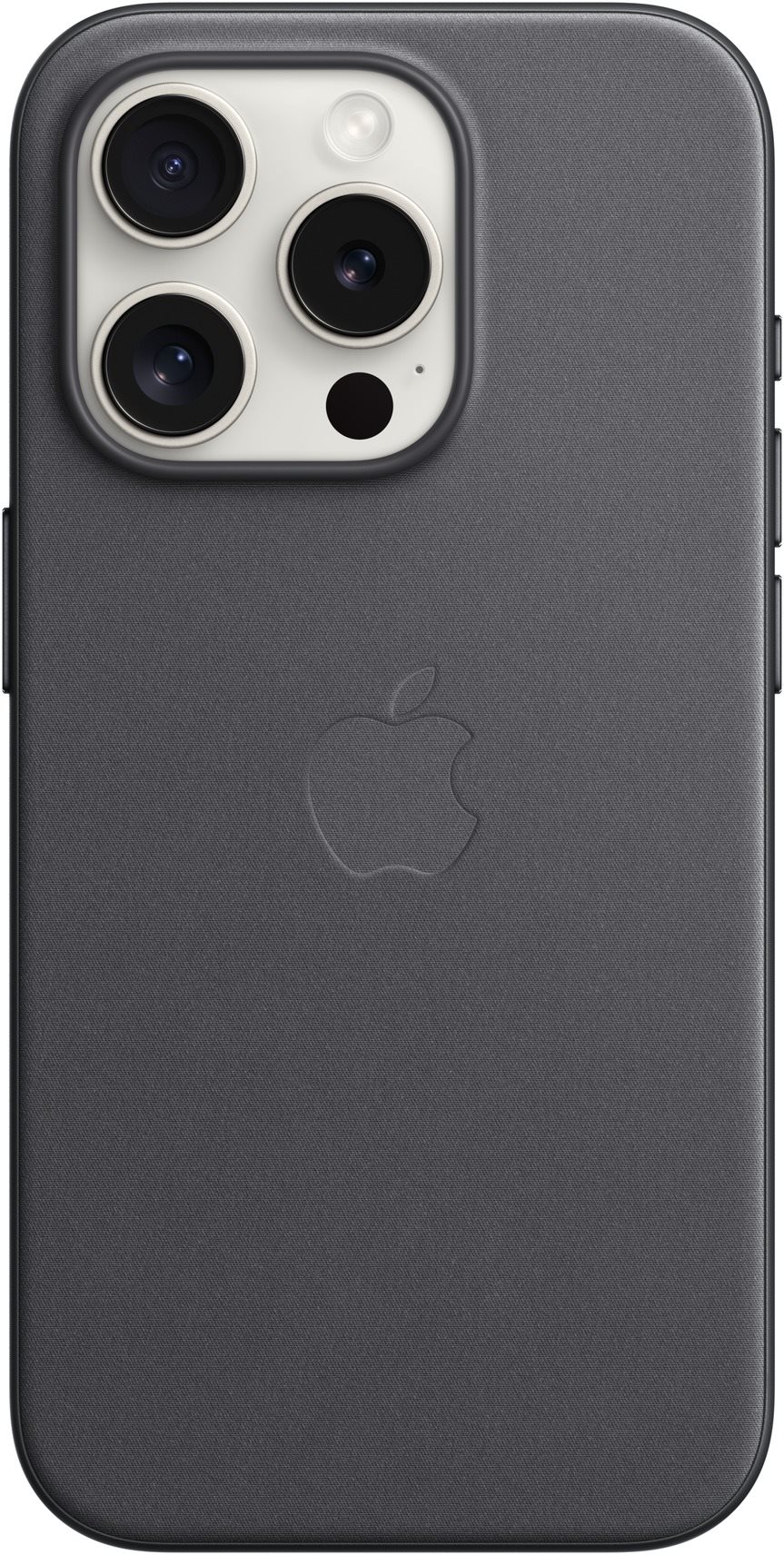 Apple iPhone 15 Pro Kryt z tkaniny FineWoven s MagSafe čierny