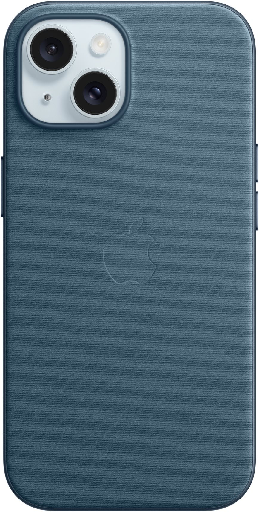 Apple iPhone 15 Kryt z tkaniny FineWoven s MagSafe tichomorsky modrý