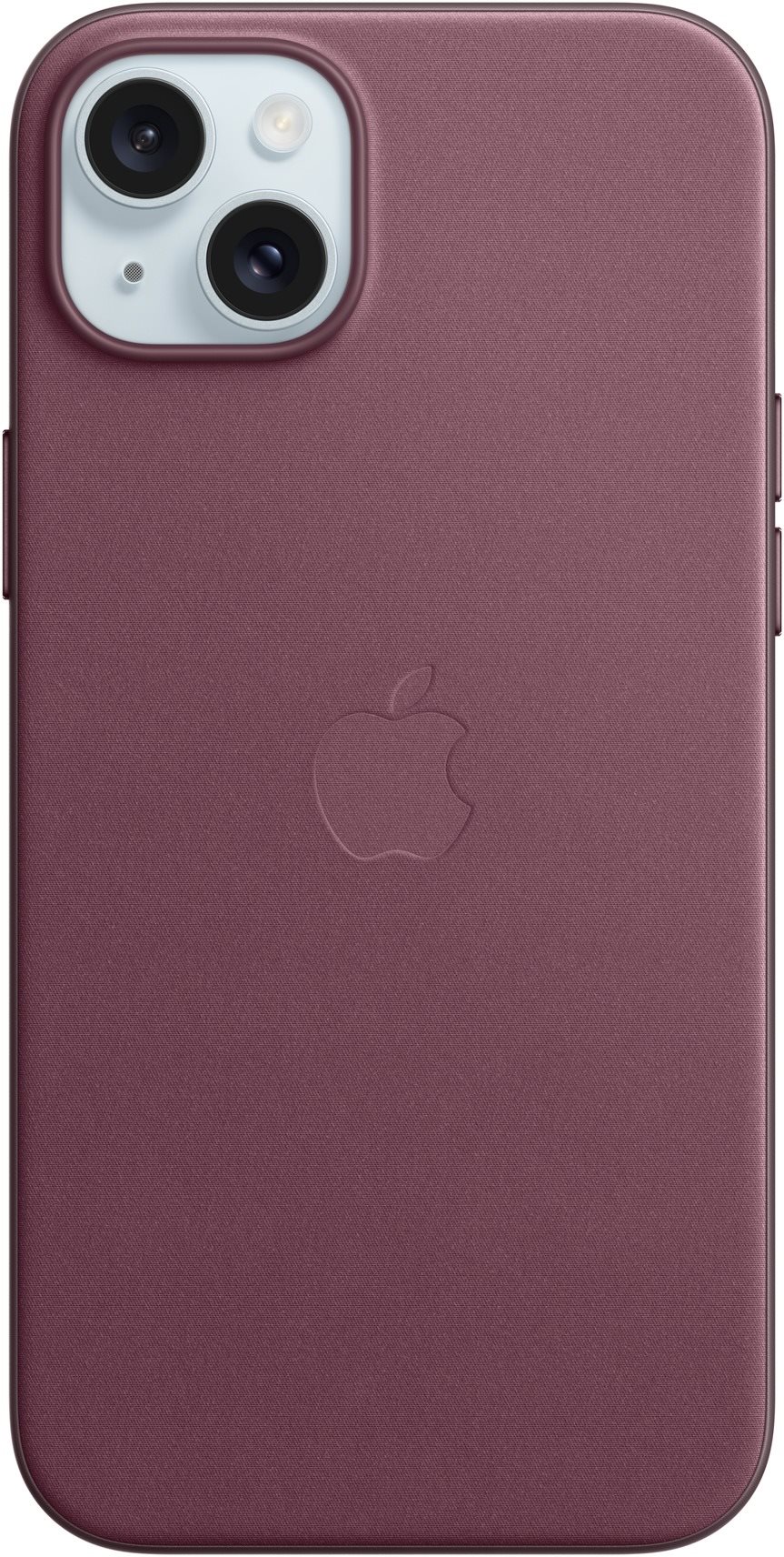 Apple iPhone 15 Plus z tkaniny FineWoven s MagSafe morušovo červený