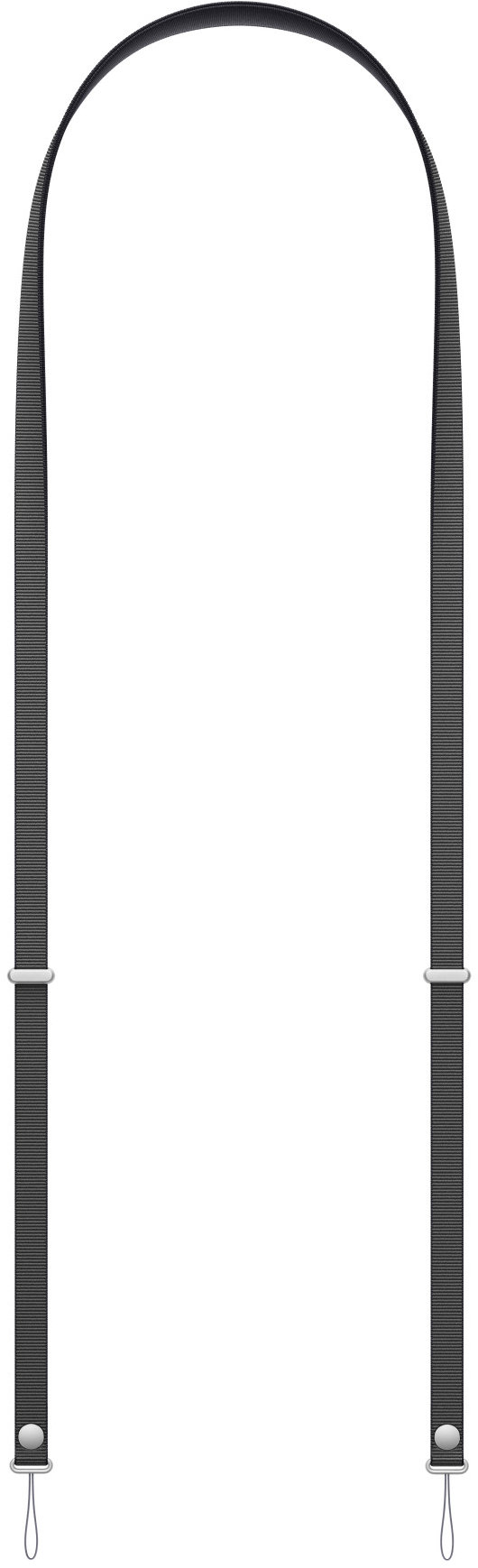 Apple Crossbody popruh čierny