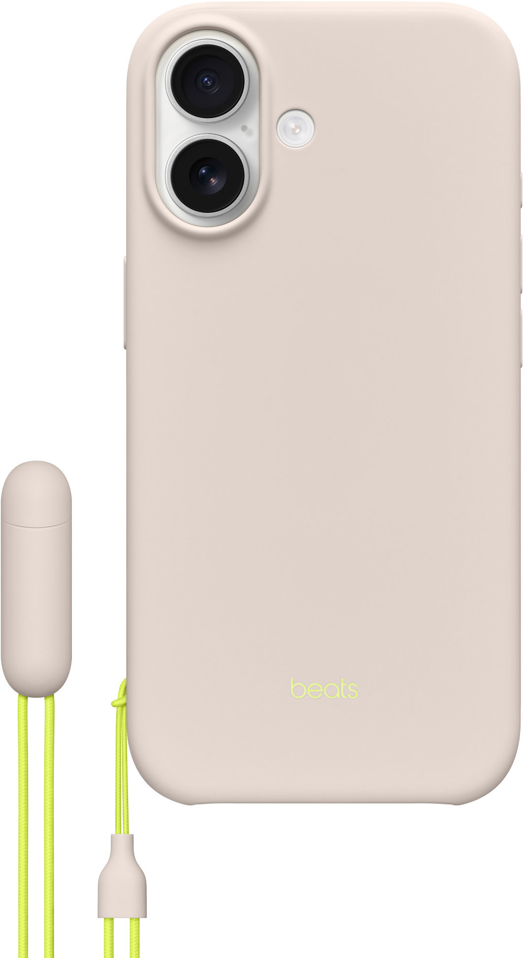 iPhone Kryt Beats so stojanom na iPhone 17 s MagSafe a ovládačom fotoaparátu vápencovo sivý