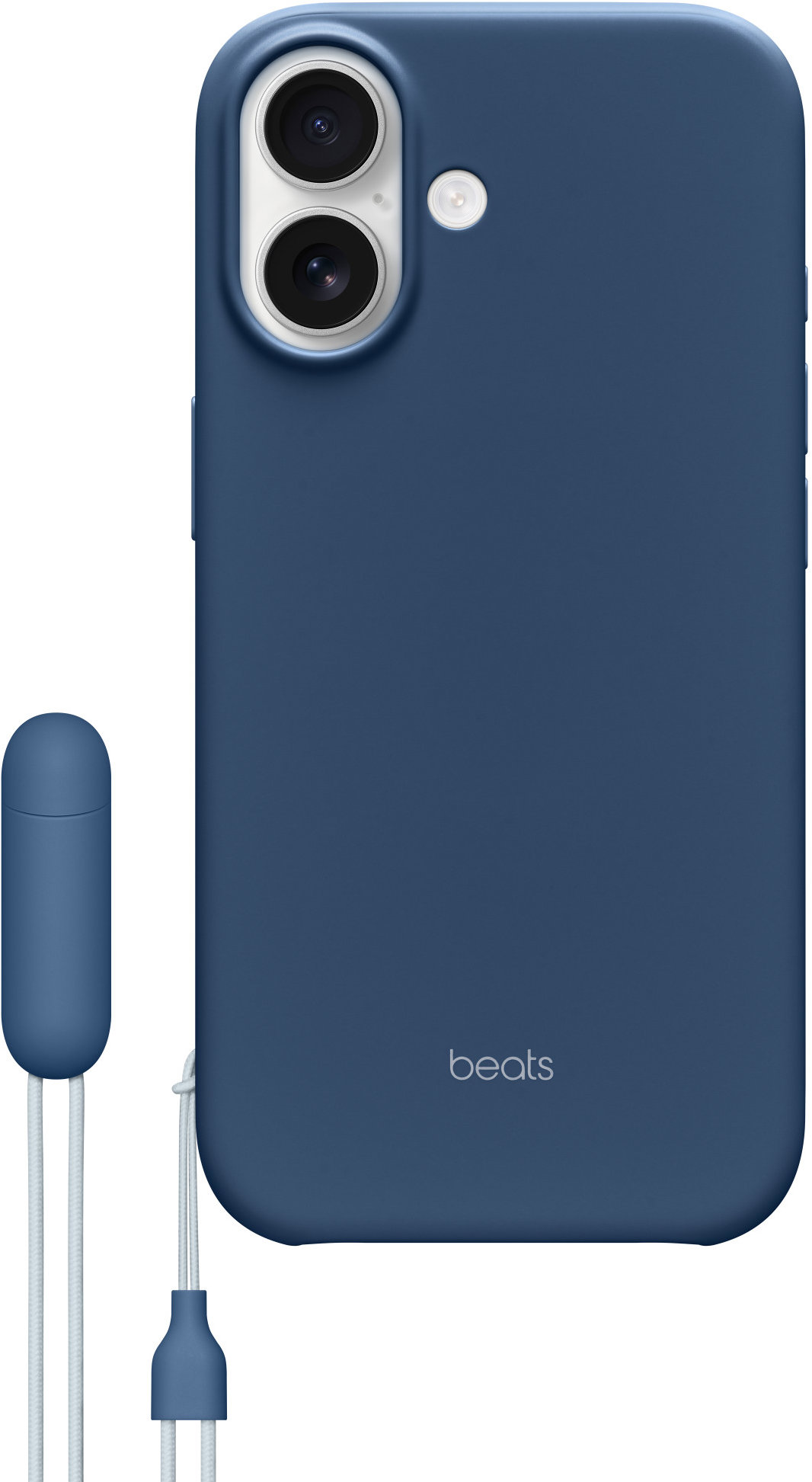 iPhone Kryt Beats so stojanom na iPhone 17 s MagSafe a ovládačom fotoaparátu hlbinno modrý