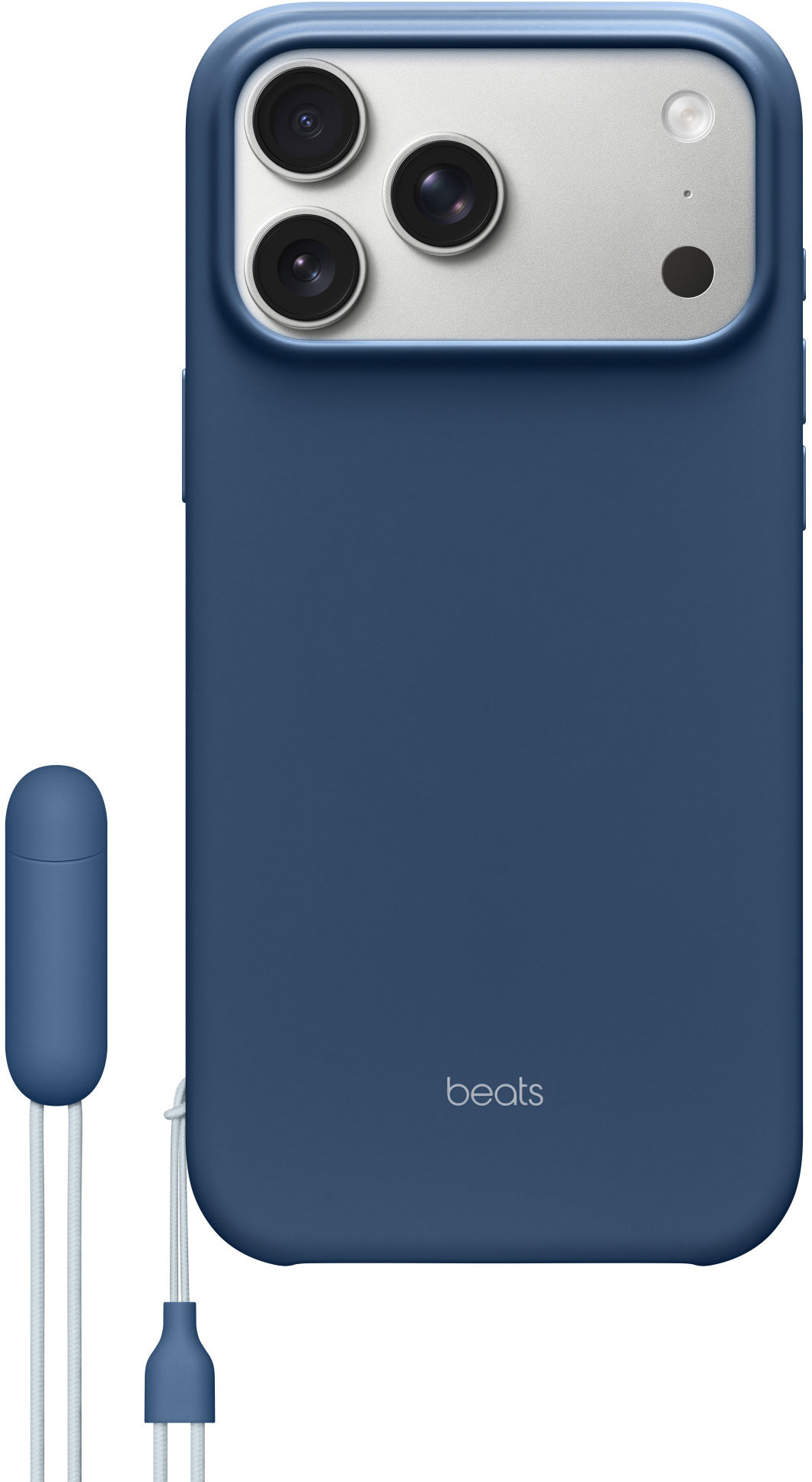 iPhone Kryt Beats so stojanom na iPhone 17 Pro Max s MagSafe a ovládačom fotoaparátu hlbinno modrý