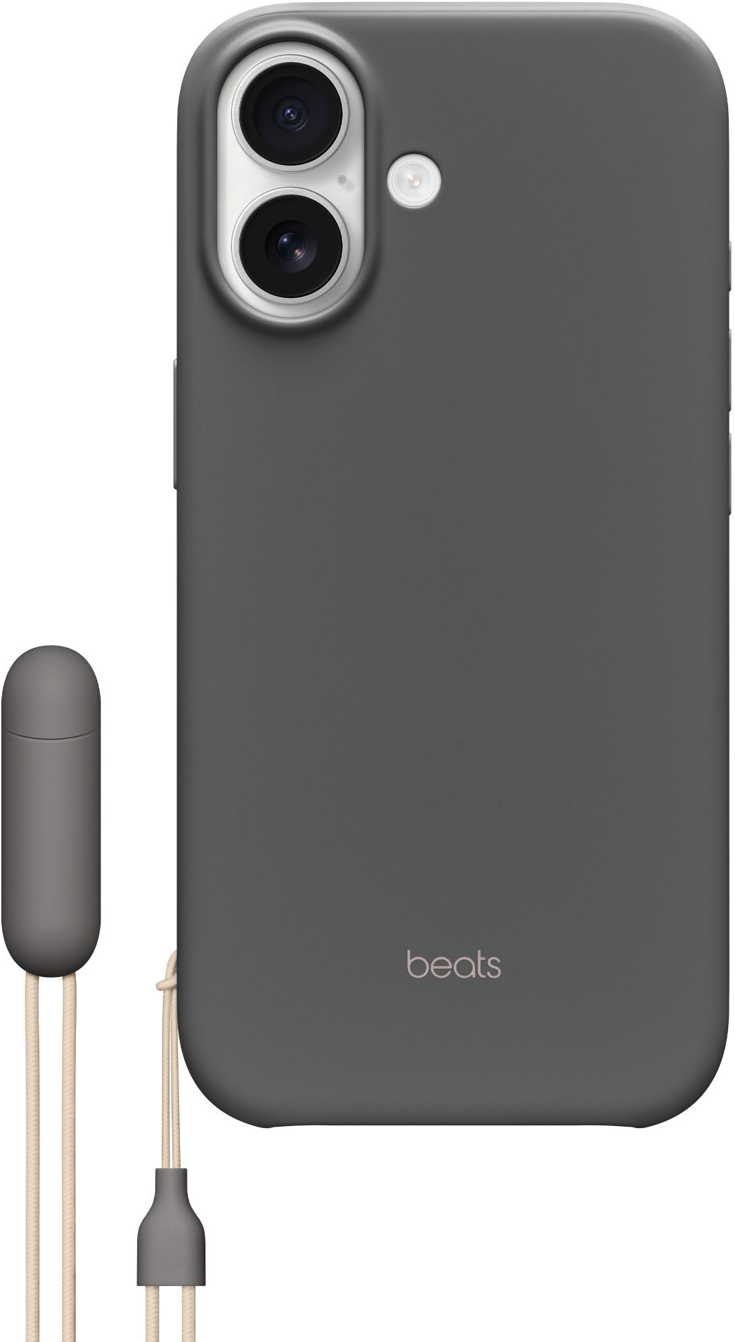 iPhone Kryt Beats so stojanom na iPhone 17 s MagSafe a ovládačom fotoaparátu granitovo sivý
