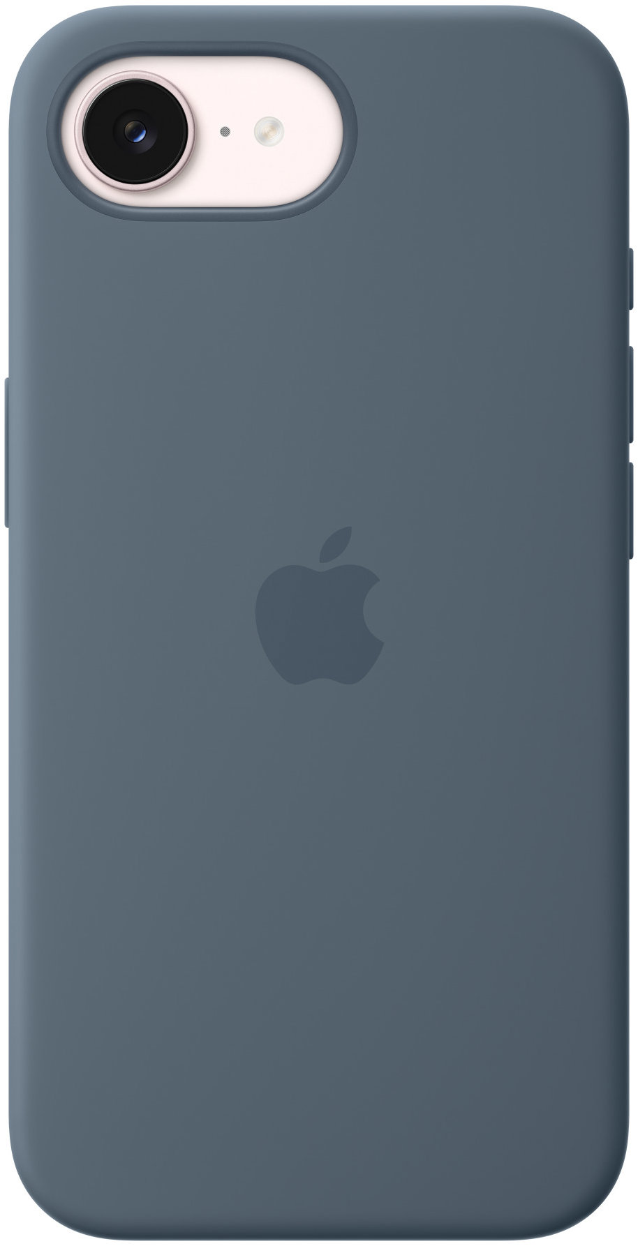 Apple Silikónový kryt s MagSafe na iPhone 17e oceľovo modrý
