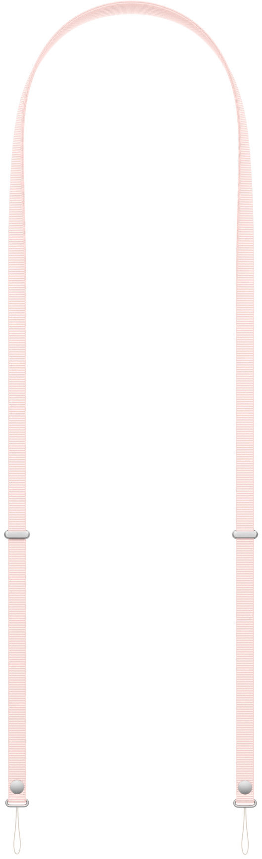 Apple Crossbody popruh jemne ružový